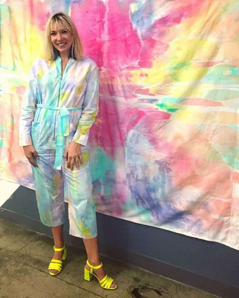 Artist Paints Visual Arts On Clothes
