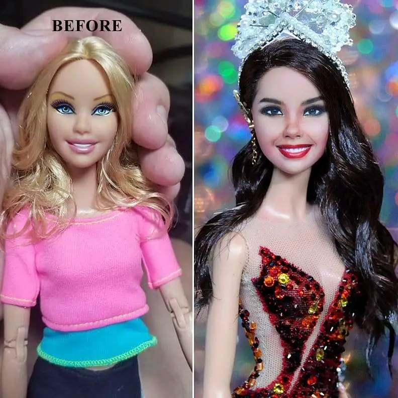 Lifelike celebrity dolls