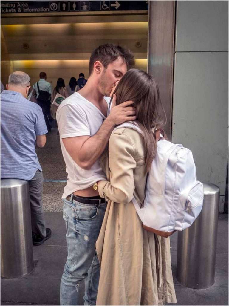 Kissing Couples In NYC