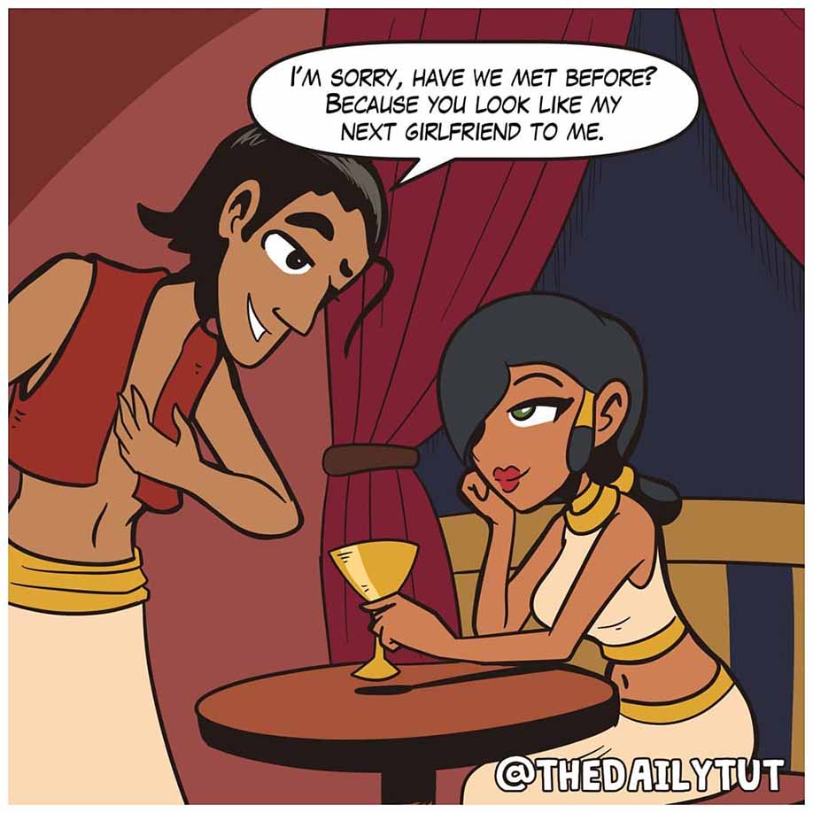 Ancient Egypt humor comics