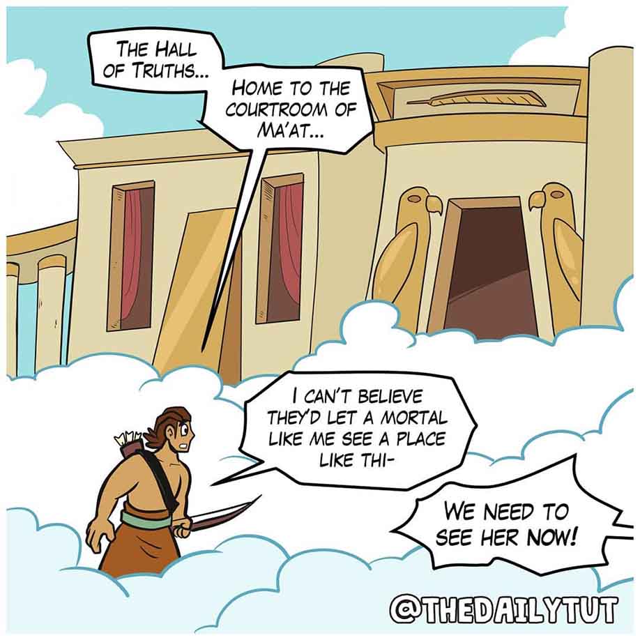 Ancient Egypt humor comics